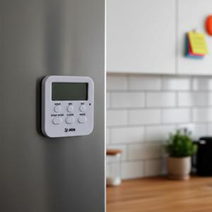 제이콘 타이머 스터디 주방 공부 요리 무소음 자석 스톱워치 알람 시계  3M 귀마개 증정