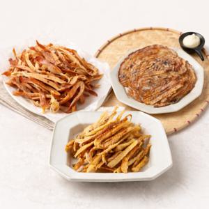 더하루 건어물 5종 골라담기 페스츄리오징어 /작은구운쥐포/ 하루골드황태채/숏다리/오징어채 맛보기증정