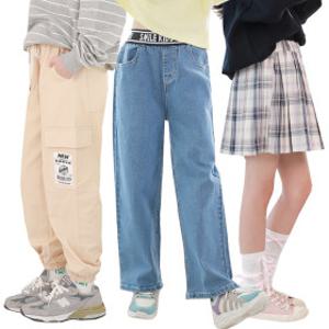 봄신상 주니어 청바지/면바지/트레이닝복/팬츠/스커트초등학생 58종 택1