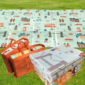 캠핑 야외용 피크닉 돗자리 텐트 방수 발포 매트 중형