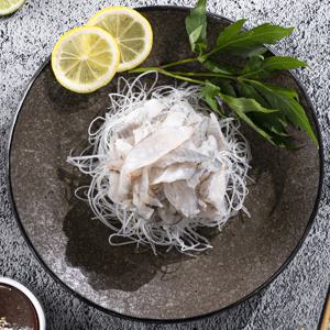 통영 도다리 세꼬시 생선 회 손질후 150g 제철 활 도다리 당일손질 발송