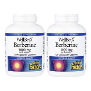 (아이허브) 2개X WellBetX 베르베린 베지 캡슐 120정(캡슐 1정당 500mg) 해외직구