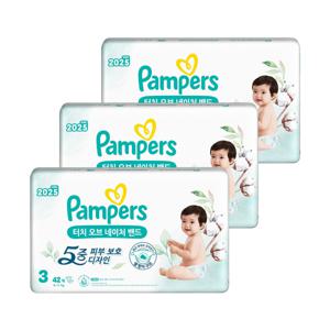 팸퍼스 터치 오브 네이처 밴드형 기저귀 3단계 1박스