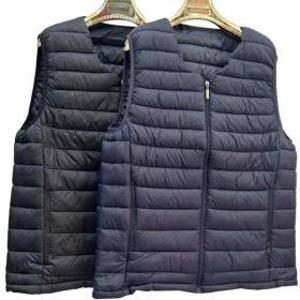 2장세트 제이케이sp 빅사이즈 남자 여자 경량 웰론 브이넥 패딩조끼 다운 베스트 조끼