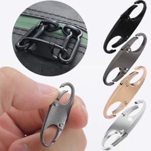 셀러스토리 셀프 수선 원터치 양방향 S자형 스프링 지퍼 손잡이 고리 4개입 가방 옷 고장난 지퍼 수선