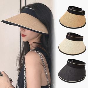 자외선차단 라탄 여성 썬캡 여름모자 돌돌이선캡 OFDJ-HT33