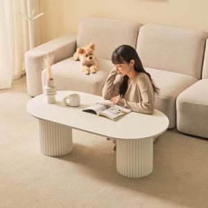 시크 템바보드 좌식 소파 거실 테이블 1200 A타입 화이트 원룸 식탁 쇼파 세라믹 인테리어 탁자