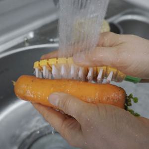 다용도 야채 세척솔/당근/과일/채소/수세미/감자/브러쉬/설거지솔/오염/고구마/전복/주방