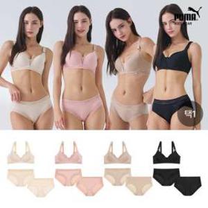 푸마 여성 라이트 서포트 브라팬티1세트+세컨팬티1종 택일