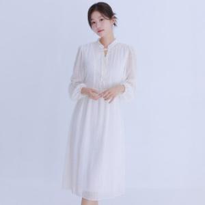 (스타필드 고양 로엠)변형소재 롱 원피스(2colors)_RMOWE49R11_GY