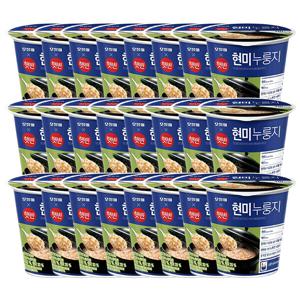 햇반 오쌀미X햇반 현미누룽지 30G 24개