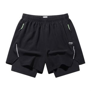 지프스피릿 JEEP SPIRIT 3부 기능성 남자 헬스 스포츠 반바지 스쿼트 팬츠 헬스장 헬스바지 25069