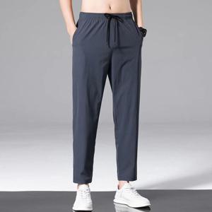 남자 링클프리 여름 냉장고바지 빅사이즈 고무줄바지 스판 냉감바지