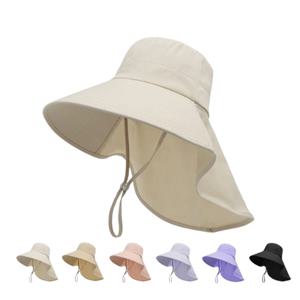 1+1 여름 여자 자외선 차단 모자 여성 썬캡 버킷햇 플랩캡 바캉스 호캉스 여행 휴가철 비치 모자 골프 낚시