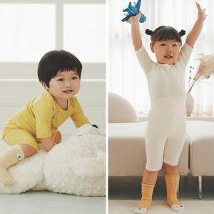 달퐁 쫀쫀배앓이방지 7부 내의 아기 실내복 아기내복