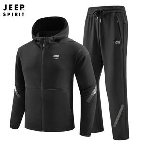 JEEP SPIRIT 남성 트레이닝복 세트 봄 가을 후드집업 조거팬츠 운동복세트