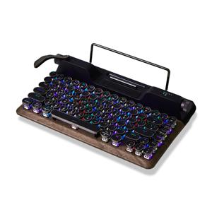 이노스페이스원 레트로 우드 블루투스 키보드 스페이스키(SPACE KEY) 이북리더기전용