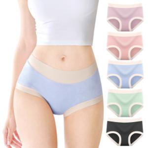 (10장세트)소프트터치 심리스 투톤 모달팬티 노라인 쿨모달 배색 모달95%