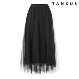 (롯데백화점)페미닌 쉬폰 레이어드 밴딩 롱 스커트 (TY1SK001L0)