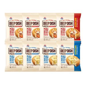 (대림냉장) 한입피자콤비네이션 x4개 +고르곤졸라 x4개