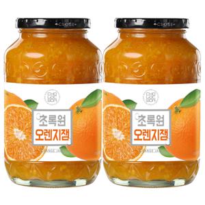 초록원 오렌지잼 1kg x 2개 무료배송