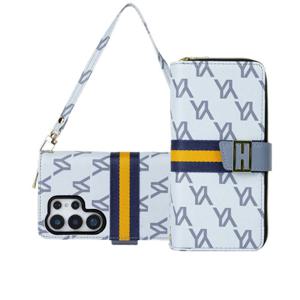 갤럭시 S26 S25 S24 S23 S22 울트라 플러스 엣지 FE A17 A36 A56 와이드8 린코 Y 지퍼 월렛 케이스 스트랩