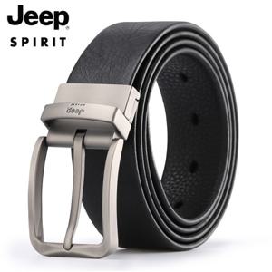 JEEP SPIRIT 남성 벨트 캐주얼 합금 핀 버클 비즈니스 정장 벨트