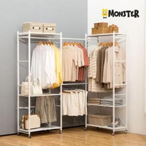 홈몬스터드레스룸바지행거 홈몬스터 드레스룸 올인원 1+1세트