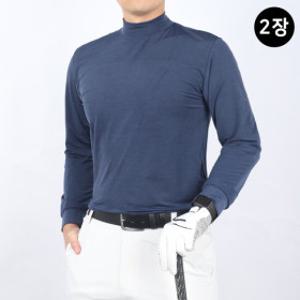 1+1 남성긴팔티 스판 빅사이즈 기능성 반목 쿨링 냉감티셔츠 상의