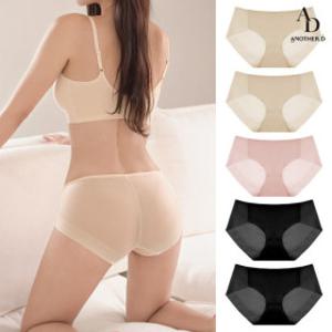 (5개세트) 노라인 햄 팬티 여성용 심리스 삼각 팬티 속옷