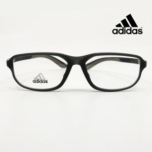 아디다스 경량 튼튼한 탄성 사각 뿔테 안경 다크그레이 남자 여자안경테 af21-01-6055