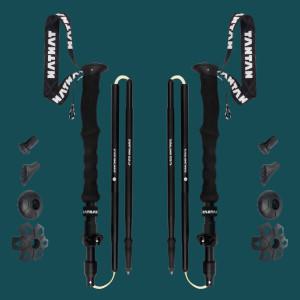 국내산 접이식 탄탄 등산스틱 특허 두랄루민 7075 5단 지팡이 노르딕 워킹