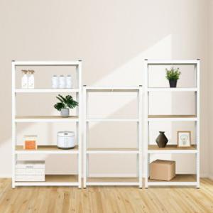 이지라이프 경량랙 조립식 앵글 선반 베란다 펜트리 창고 수납 철제선반 700 800 900 1000 4단 5단