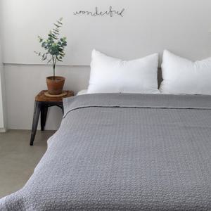 룸마이룸 피넛 순면 피그먼트 이불겸패드 K 180X215