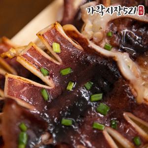 동해에서 말린 반건조오징어 파지 대 8-10미 1kg 피데기 파품 가성비 실속형