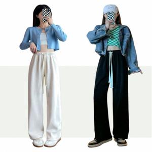 여성 골덴 밴딩팬츠 코듀로이 롱팬츠 겨울 통팬츠 데일리 캐주얼팬츠