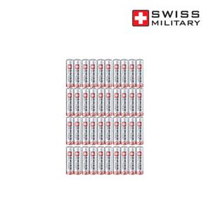 스위스밀리터리/알카라인건전지/1.5V/AAA/ 40알(벌크)