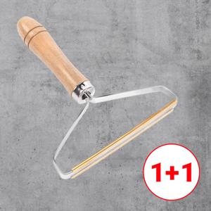 1+1 보풀제거기 우드 손잡이 클리너 핸디형 의류 이불 먼지제거 할인판매/베스트픽