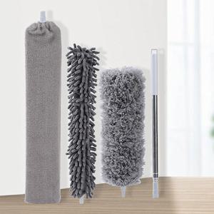 길이조절 틈새 먼지털이 정전기흡착 청소솔 집 차량용 먼지털이개