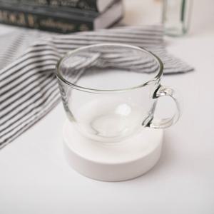 손잡이 씨리얼 유리컵 380ml/머그/시리얼/요거트/볼/투명/유리잔/물/쥬스/글라스/음료/그릭요거트/잔/컵