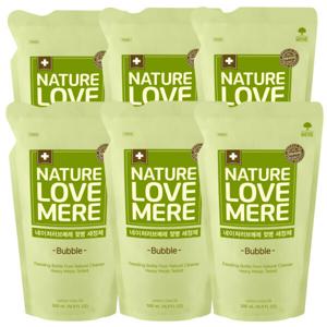 젖병세정제 거품형 리필 500ml 6팩