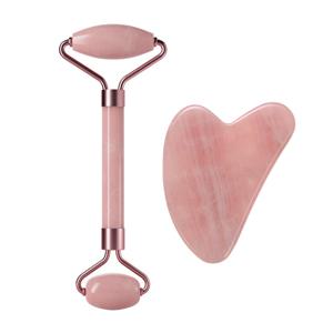 브이라인 페이스괄사 얼굴롤러 마사지 2종세트 IY-SPC1