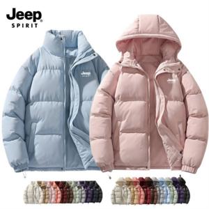 JEEP SPIRIT 남녀공용 겨울 다운 점퍼 신상 패딩 점퍼 2가지 버전 JP3333