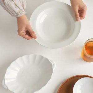 KJP 파스타볼 도자기 접시 4p 세트 원형샐러드접시 /특별할인 +무료배송