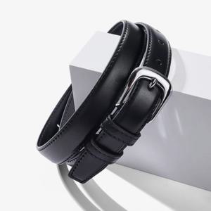 마젤란 여성 얇은 정장 가죽 베이직 슬림 벨트 여성 캐주얼 원피스 허리띠 WBT023