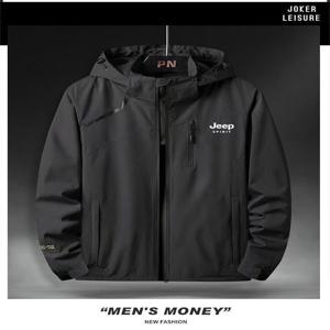 지프 바람막이 기모 도톰 남녀 공용 야상 빅사이즈 탈부착 후드 방풍 방수 패딩 점퍼