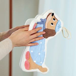 주방 핸드타올 닥스훈트 스카이스웨터 두툼한 주방행주 타월