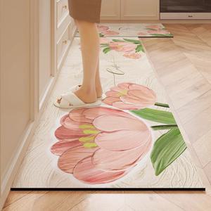 주방 발매트 특대 PVC 싱크대 주방매트 미끄럼 방지 주방 발매트 키친 싱크매트 도톰한 두께감