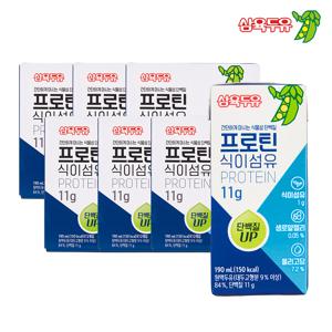 유통기한 임박 할인 삼육두유 프로틴 식이섬유 두유 190ml 72팩 식물성 고단백 생로얄제리