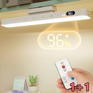 1+1자석식 눈 보호 LED 데스크 램프  전원 표시 및 5단/3단 색온도 밝기조절